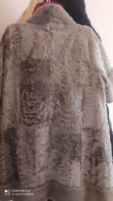 Норковая шуба каракуль