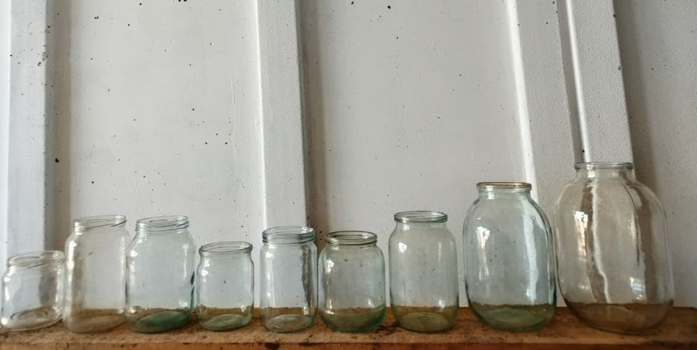 Продам стеклянные банки (0,8-3л)