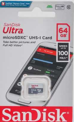 Видеокамера + microSD память 64гб