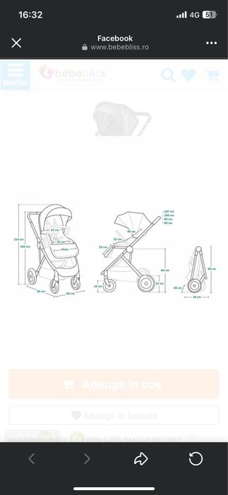 Carucior 2 in 1 Lionelo