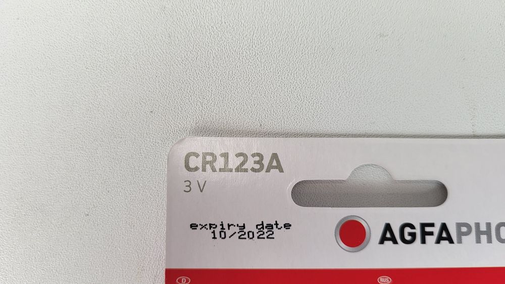 12бр. 123A Литиева батерия  CR123A 3V