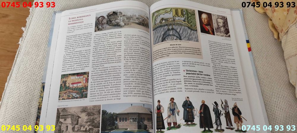 carte carti istoria ilustrata a romanilor pentru elevi