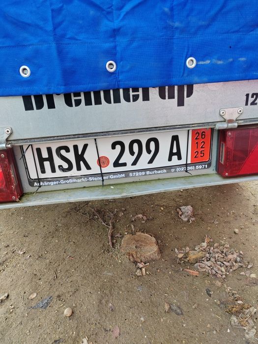 Remorca 750kg este în stare buna