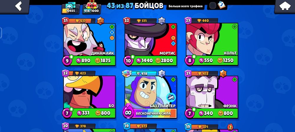 Срочно продам аккаунт Бравл Старс