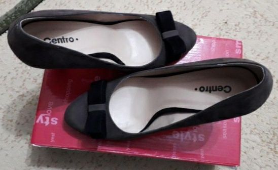 Замшевые   туфли