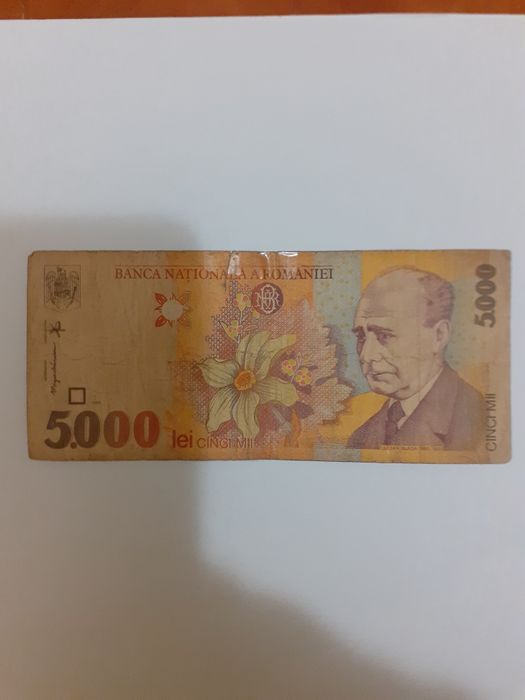 BANCNOTA  de  5000 LEI