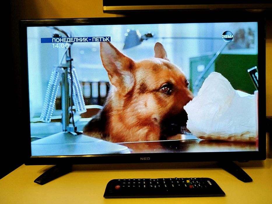 Телевизор NEO LED 24 инчов -24Т2, за кабел и за компютър дистанционно