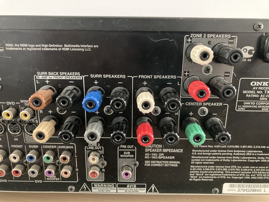 Receiver 5.1 Onkyo TX-SR605 cu telecomanda / Amplificator / Statie