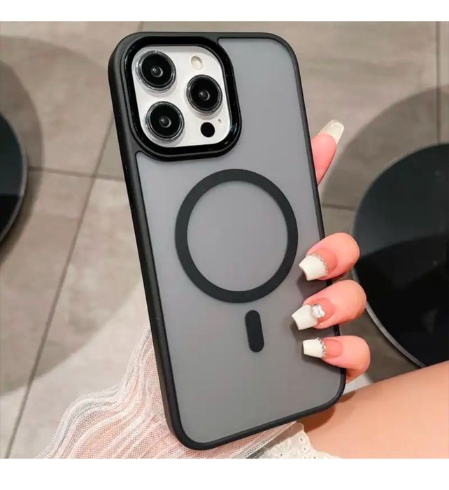 Iphone 16/16 PRO/16 PLUS/16 PRO MAX Husa G CASE Magsafe Spate Fumuriu
