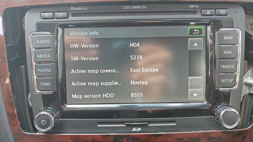 RNS 510 Update & actualizare software și hărți