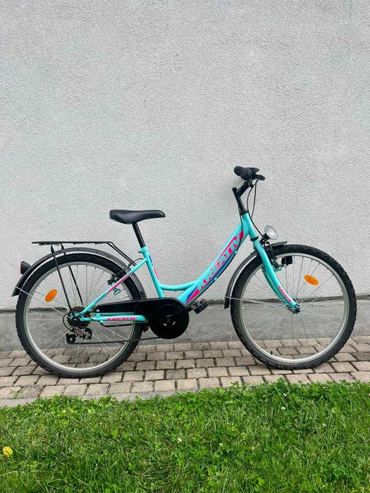 Bicicleta copii Kreativ 2414 Turcoaz 24"