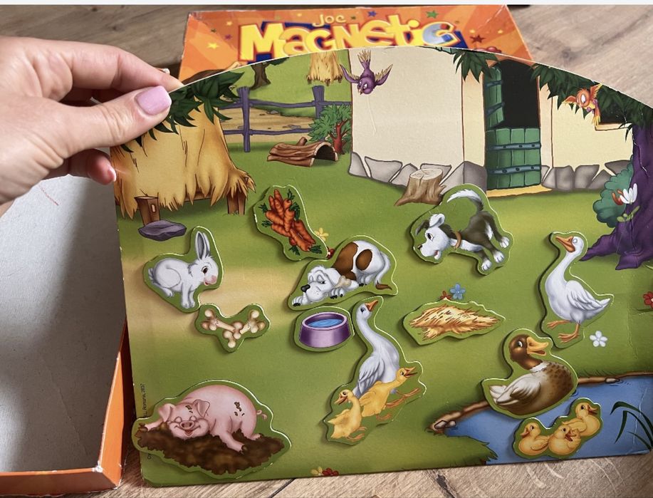 Joc maganetic cu animale si litere, micul constructor