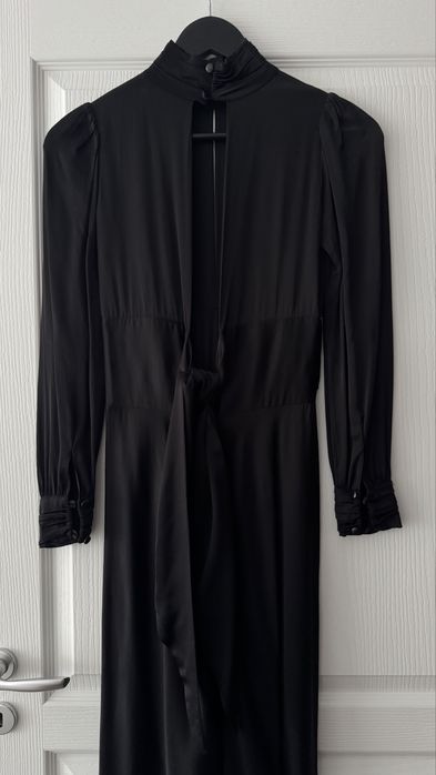 Rochie eleganta midi din matase, Framboise