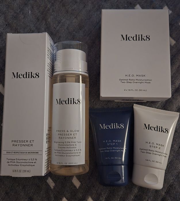 Medik8 тоник, маска ночная двухэтапная