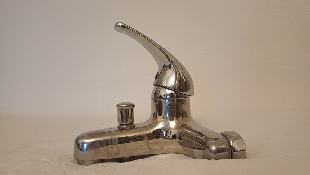 Baterie cromata cada/dus,  Bianchi, model clasic, cu monocomanda