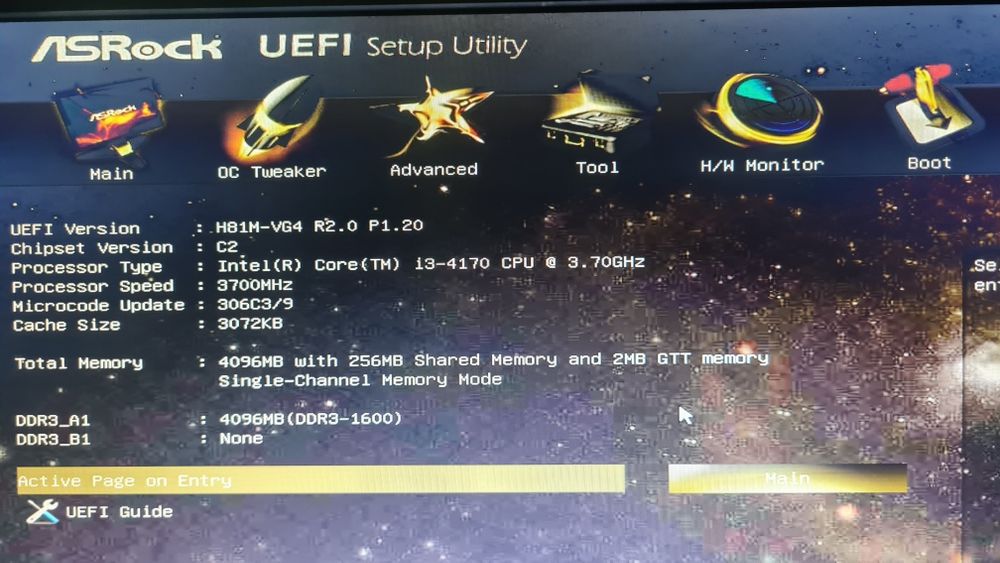 PC desktop I3 gen 4