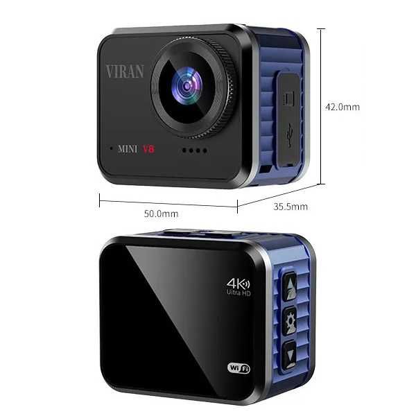 Спортна камера 4K/60FPS с EIS СТАБИЛИЗАЦИЯ И WIFI 170 ГРАДУСА /SPK067/