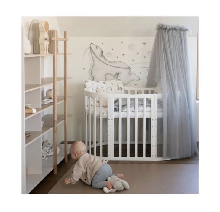 Pătuț copii Comfort Baby Smart Grow 7 în 1 – stare foarte bună