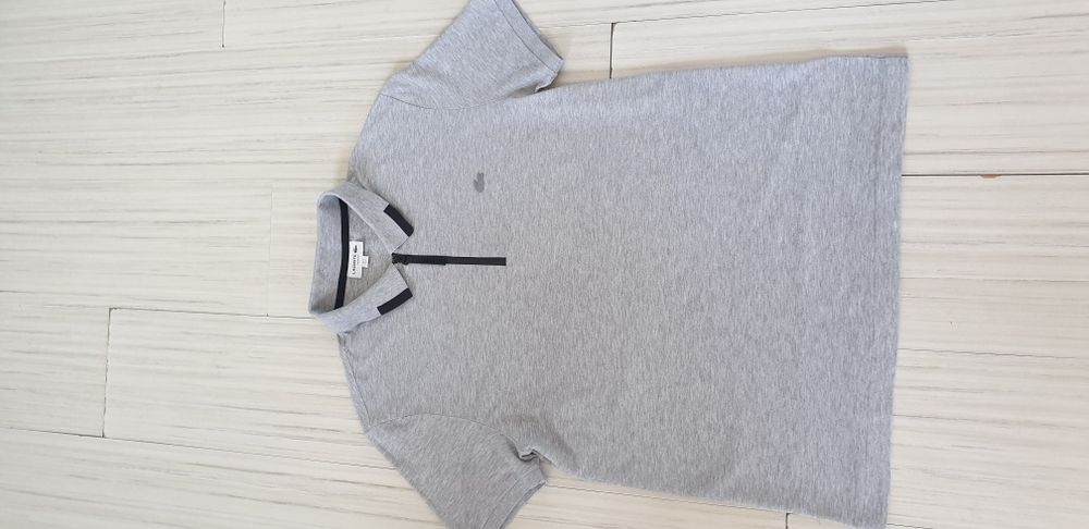 Lacoste 3/4 Zip  Pique Stretch Cotton Slim Fit  5 - L НОВО! ОРИГИНАЛ!