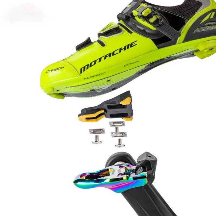 Самозаключващи педали за шосеен велосипед PROMEND Y, SPD-SL + Парчета