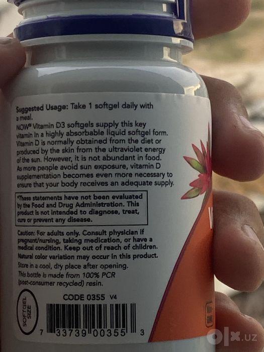 Vitamin D3 2,000 IU