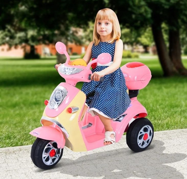 Motocicleta electrica copii fete roz Lively