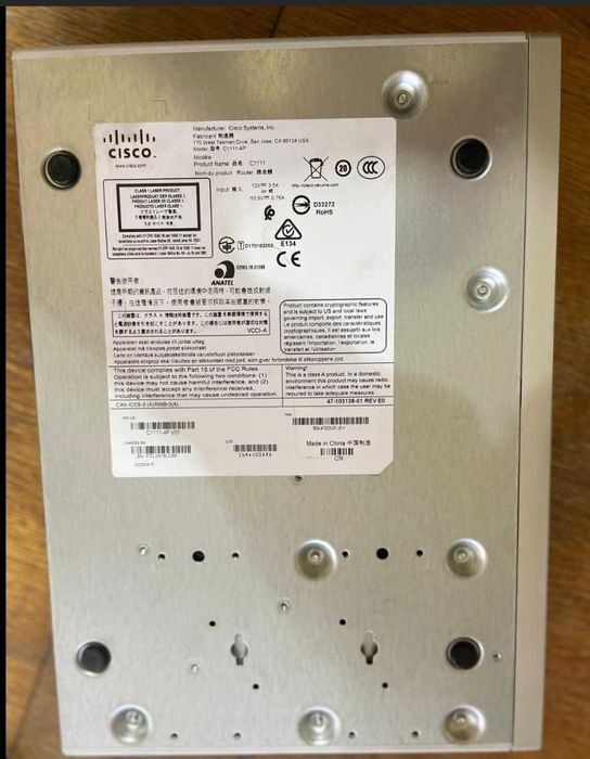 Маршрутизатор Cisco 1111-4P