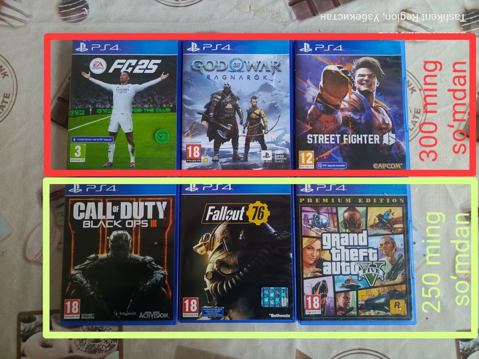 Ps4 disklari диски для плейстейшн ps4 ps5 ps VR Vita