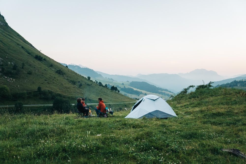 Cort de camping 3 locuri, Mh100 Fresh & - produs resigilat Decathlon