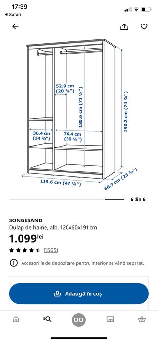 Vand dulap Ikea