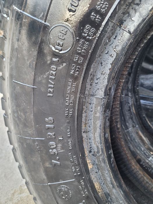 Anvelope remorcă Continental 7.50 R16 (12ply) cu inserție de oțel