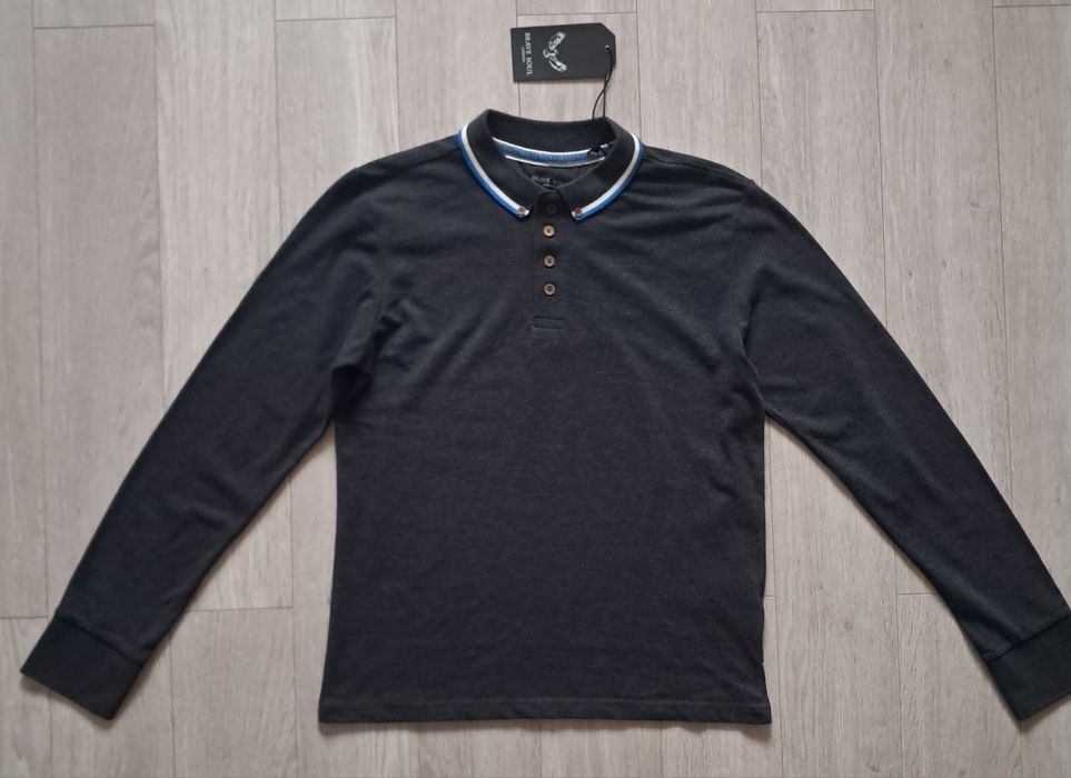 Мъжка памучна блуза с яка BRAVE SOUL , размери - M, L , XL и XXL.