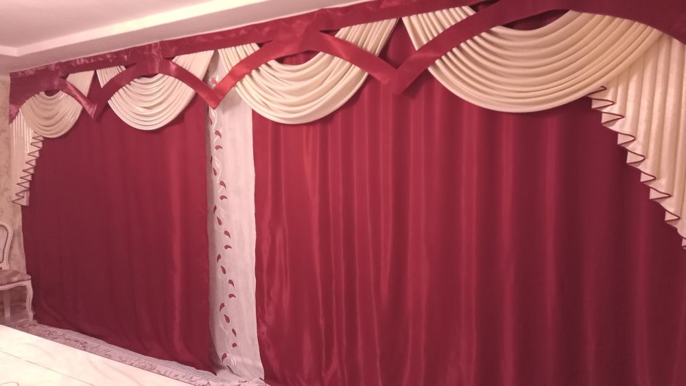 Зал бөлмесінің пердесі