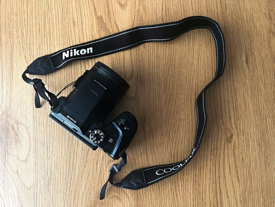 Aparat foto digital Nikon COOLPIX B500, 16MP, Negru + husǎ