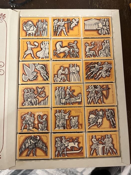 Сувенирен комплект руски кибрити