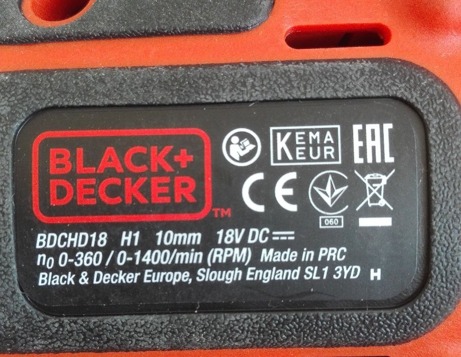 Винтоверт BACK & DECKER 40Nm