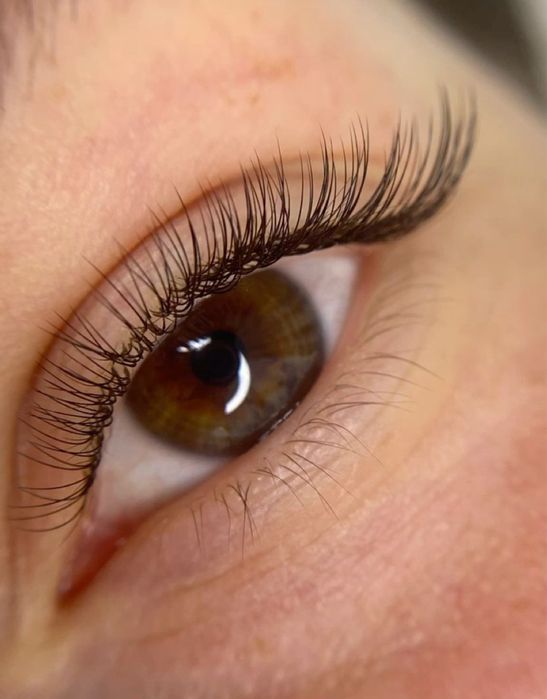 Наращивание ресницы на дом