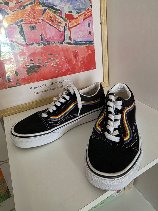 Vans pride black mărimea 34.5 in stare foarte foarte buna