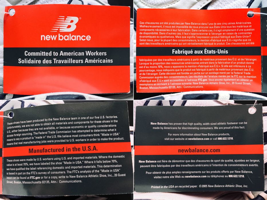 VINTAGE 2007 Made in U.S.A. New Balance® 558 Walkers — 10 D (28.0)
