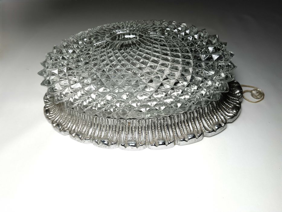 Aplică LIMBURG Art Deco, Mid-Century Modern, vintage, sticla ananas