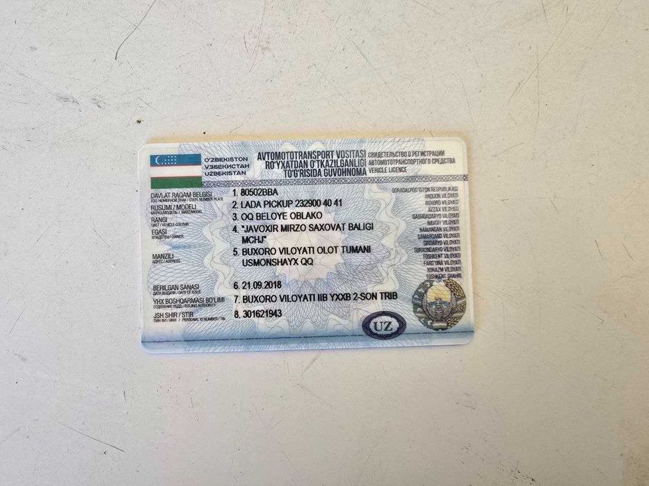 Tezda LADA PICKUP sotiladi.
