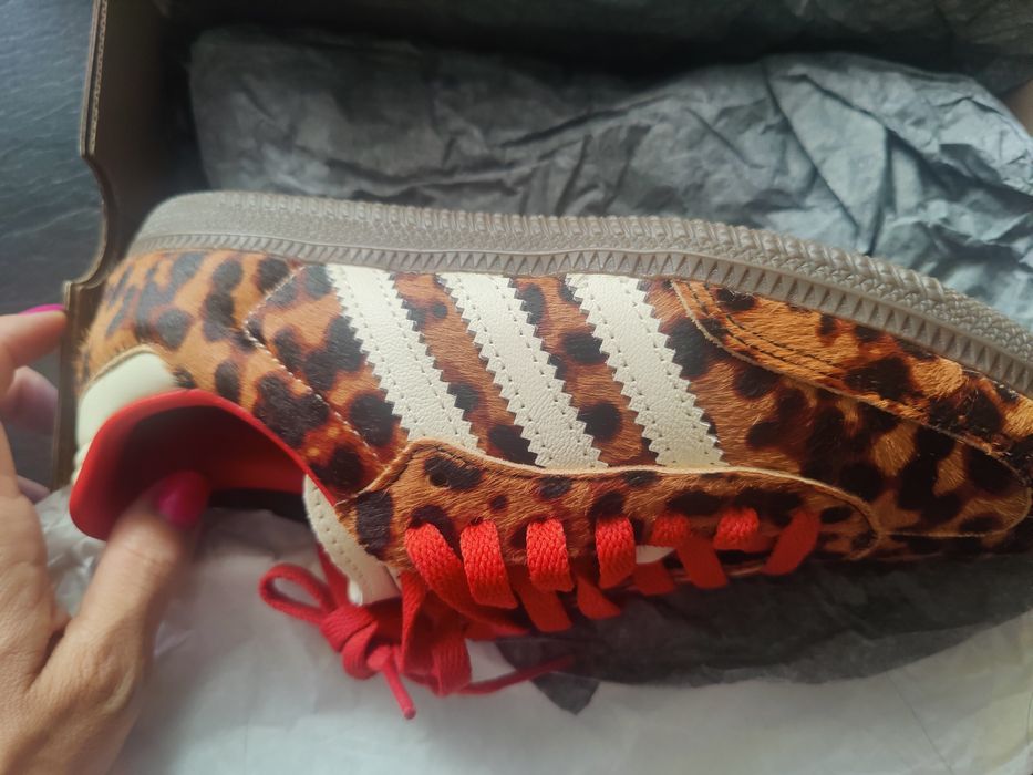 Adidas Samba Leopard print