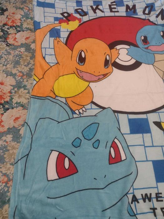 Pokemon Детско поларено одеяло Pikachu 160см