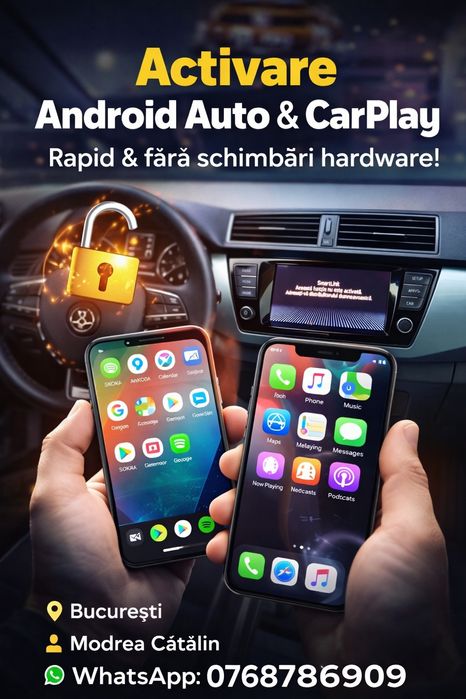 Activare SD Navigație App-Connect/ Smartlink/Fullink / CarPlay / Android Auto / MirrorLink MIB2, MIB2.5, MIB3