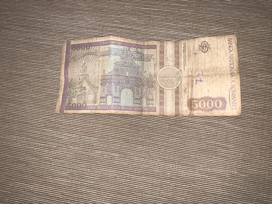 Bancnotă 5000 lei Avram Iancu din 1993
