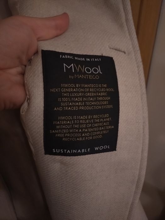Вълнен палто Mango, S