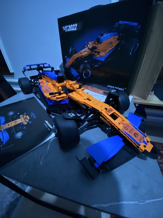 Лего болид формулы 1 команды макларен в собранном ввиде