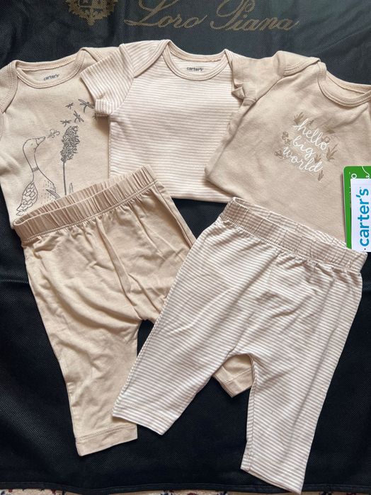 Carters набор заказывали с Америки на 3 мес боди со штанишками