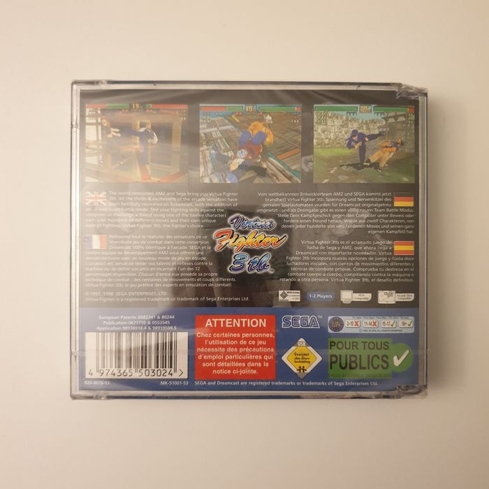 SIGILAT Virtua Fighter 3tb Sega Dreamcast