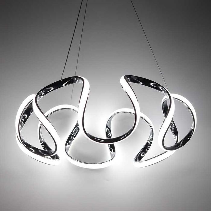 led пендел 53w 4550lm 4000k хром belight